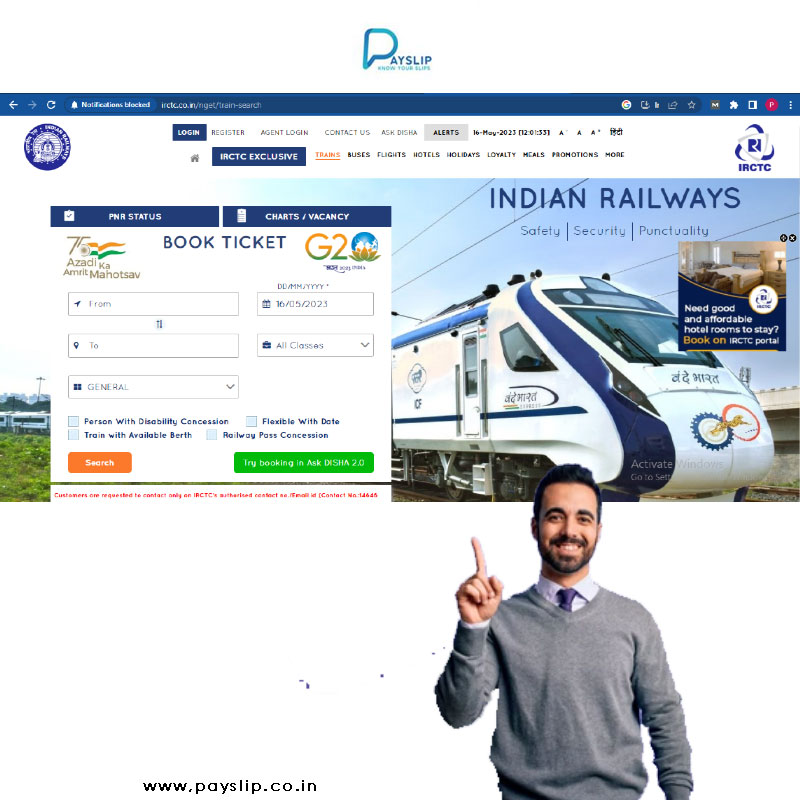 IRCTC Login 